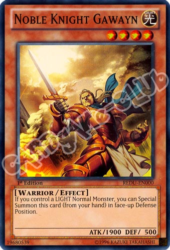 REDU-EN000 Noble Knight Gawayn super rara 1st Edition (EN) -NEAR MINT-
