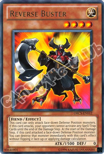 ORCS-EN012 Reverse Buster rara Unlimited (EN) -NEAR MINT-