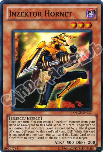 ORCS-EN017 Inzektor Hornet super rara Unlimited (EN) -NEAR MINT-