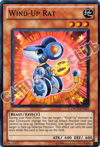 ORCS-EN023 Wind-Up Rat super rara Unlimited (EN) -NEAR MINT-
