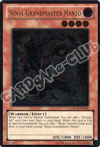 ORCS-EN029 Ninja Grandmaster Hanzo rara ultimate Unlimited (EN) -NEAR MINT-