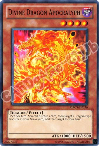 ORCS-EN036 Divine Dragon Apocralyph comune Unlimited (EN) -NEAR MINT-