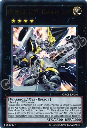 ORCS-EN040 Number C39: Utopia Ray ultra rara Unlimited (EN) -NEAR MINT-