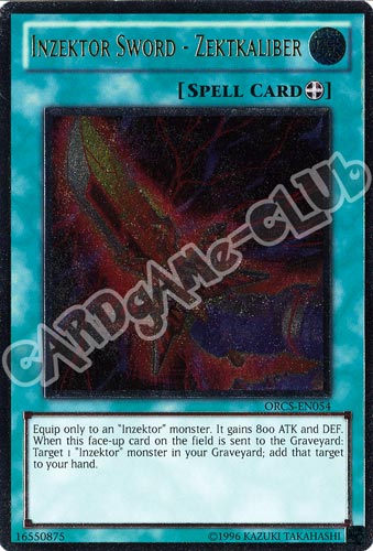 ORCS-EN054 Inzektor Sword - Zektkaliber rara ultimate Unlimited (EN) -NEAR MINT-