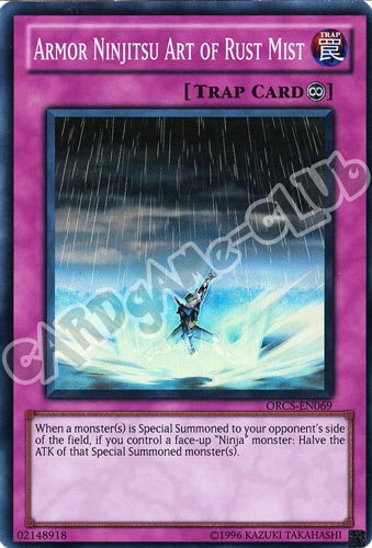 ORCS-EN069 Armor Ninjitsu Art of Rust Mist super rara Unlimited (EN) -NEAR MINT-
