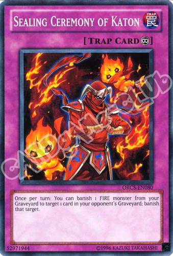 ORCS-EN080 Sealing Ceremony of Katon comune Unlimited (EN) -NEAR MINT-