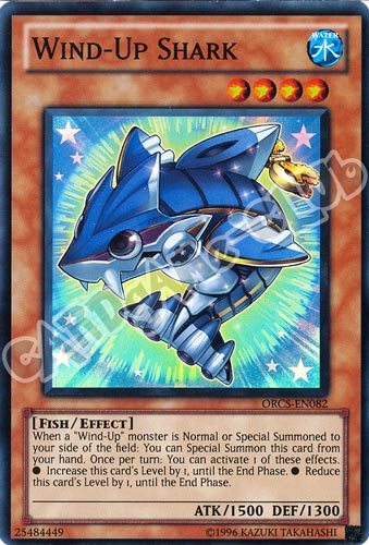 ORCS-EN082 Wind-Up Shark super rara Unlimited (EN) -NEAR MINT-