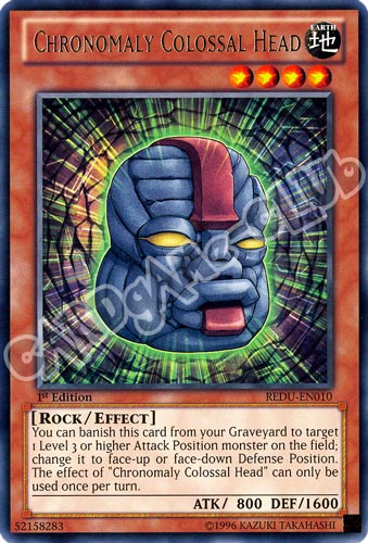 REDU-EN010 Chronomaly Colossal Head rara 1st Edition (EN) -NEAR MINT-