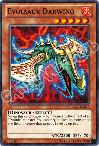 GAOV-EN027 Evolsaur Darwino comune Unlimited (EN) -NEAR MINT-