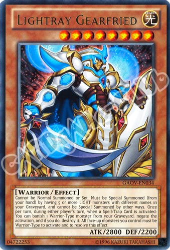 GAOV-EN034 Lightray Gearfried rara Unlimited (EN) -NEAR MINT-