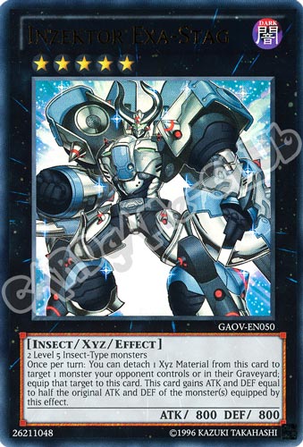 GAOV-EN050 Inzektor Exa-Stag ultra rara Unlimited (EN) -NEAR MINT-