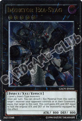 GAOV-EN050 Inzektor Exa-Stag rara ultimate Unlimited (EN) -NEAR MINT-