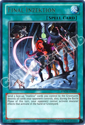 GAOV-EN060 Final Inzektion rara Unlimited (EN) -NEAR MINT-