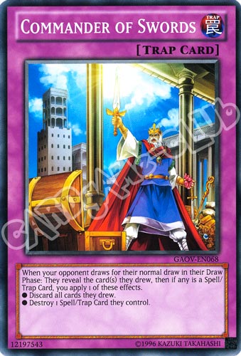 GAOV-EN068 Commander of Swords comune Unlimited (EN) -NEAR MINT-