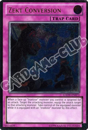 GAOV-EN073 Zekt Conversion rara ultimate Unlimited (EN) -NEAR MINT-