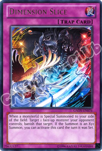 GAOV-EN076 Dimension Slice rara Unlimited (EN) -NEAR MINT-