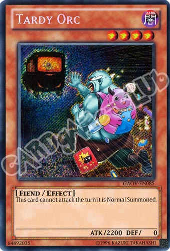 GAOV-EN085 Tardy Orc rara segreta Unlimited (EN) -NEAR MINT-