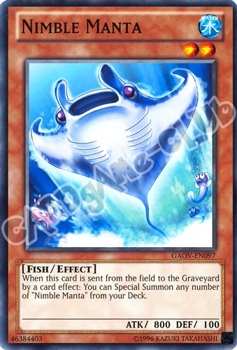 GAOV-EN097 Nimble Manta comune Unlimited (EN) -NEAR MINT-