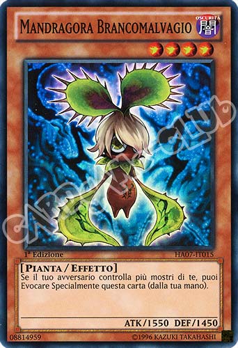 HA07-IT015 Mandragora Brancomalvagio super rara 1a Edizione (IT) -NEAR MINT-