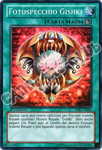 HA07-IT026 Fotospecchio Gishki super rara 1a Edizione (IT)  -GOOD-