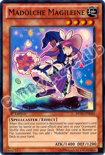 REDU-EN024 Madolche Magileine super rara 1st Edition (EN) -NEAR MINT-