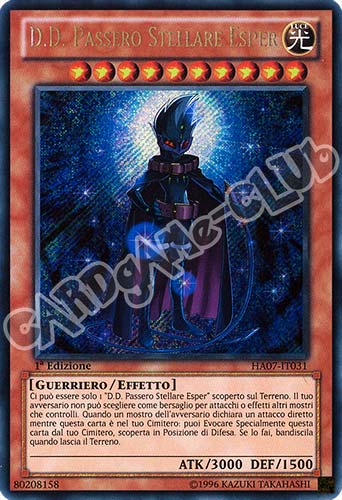 HA07-IT031 D.D. Passero Stellare Esper rara segreta 1a Edizione (IT) -PLAYED-