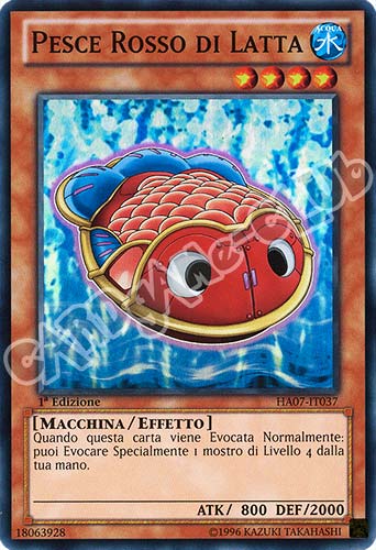 HA07-IT037 Pesce Rosso di Latta super rara 1a Edizione (IT) -NEAR MINT-