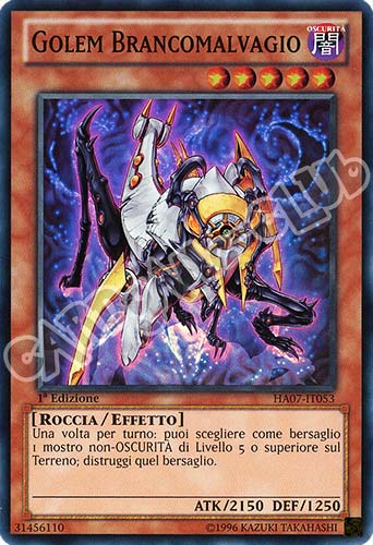 HA07-IT053 Golem Brancomalvagio super rara 1a Edizione (IT)  -PLAYED-