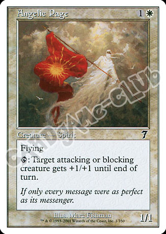 001 / 350 Angelic Page comune (EN) -NEAR MINT-