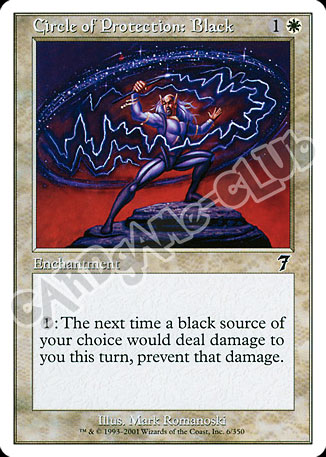 006 / 350 Circle of Protection: Black comune (EN) -NEAR MINT-