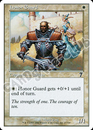 021 / 350 Honor Guard comune (EN) -NEAR MINT-