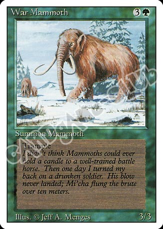 War Mammoth comune (EN) -NEAR MINT-