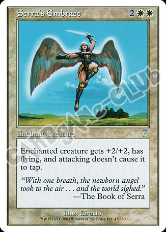 043 / 350 Serra's Embrace non comune (EN) -NEAR MINT-