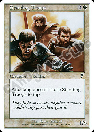 048 / 350 Standing Troops comune (EN) -NEAR MINT-