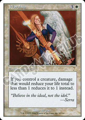 056 / 350 Worship rara (EN) -NEAR MINT-