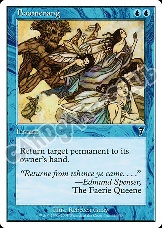 064 / 350 Boomerang comune (EN) -NEAR MINT-