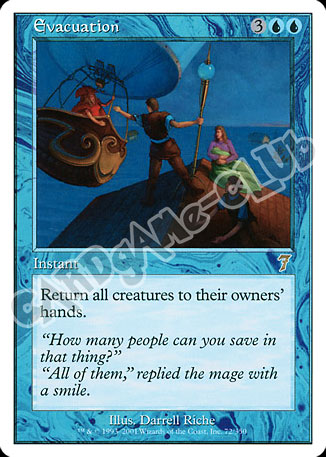 072 / 350 Evacuation rara (EN) -NEAR MINT-
