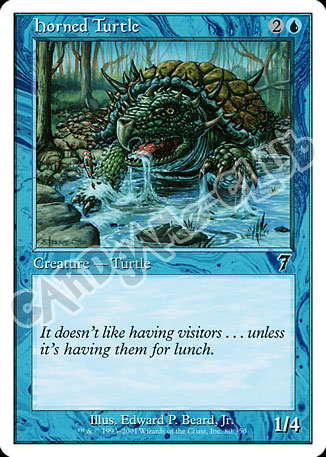 080 / 350 Horned Turtle comune (EN) -NEAR MINT-