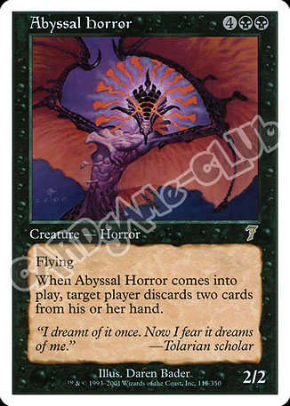 115 / 350 Abyssal Horror rara (EN) -NEAR MINT-