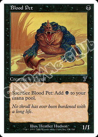 121 / 350 Blood Pet comune (EN) -NEAR MINT-