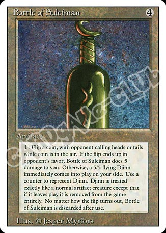 Bottle of Suleiman rara (EN) -NEAR MINT-