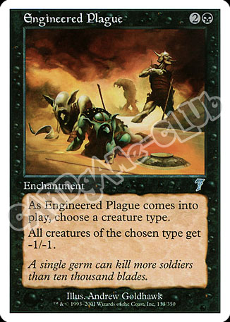 133 / 350 Engineered Plague non comune (EN) -NEAR MINT-