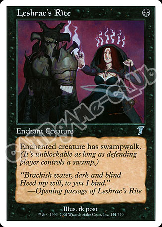 144 / 350 Leshrac's Rite non comune (EN) -NEAR MINT-