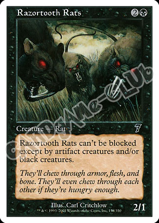 158 / 350 Razortooth Rats comune (EN) -NEAR MINT-