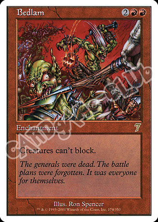 174 / 350 Bedlam rara (EN) -NEAR MINT-