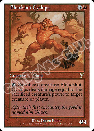 176 / 350 Bloodshot Cyclops rara (EN) -NEAR MINT-