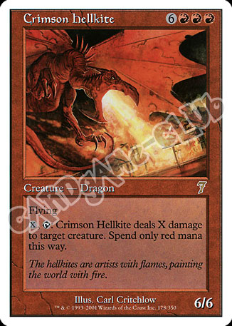 178 / 350 Crimson Hellkite rara (EN) -NEAR MINT-