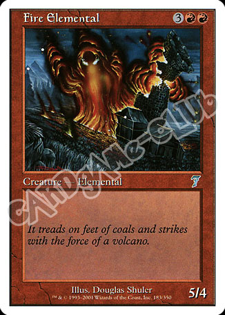 183 / 350 Fire Elemental non comune (EN) -NEAR MINT-