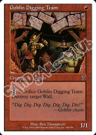 186 / 350 Goblin Digging Team comune (EN) -NEAR MINT-