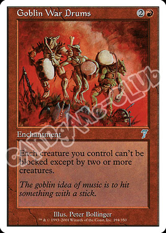 194 / 350 Goblin War Drums non comune (EN) -NEAR MINT-